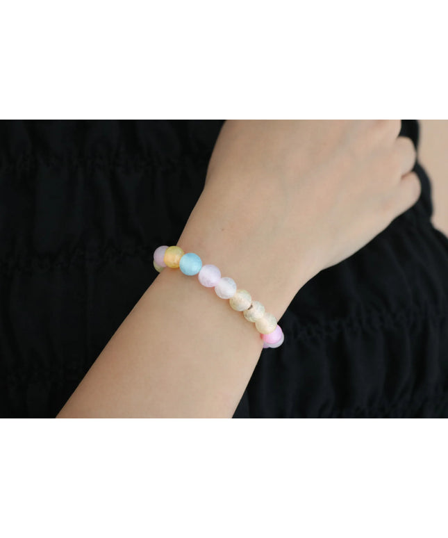 Akik Kadın Bileklik Orjinal Pastel Tonlarında Akik Bileklik