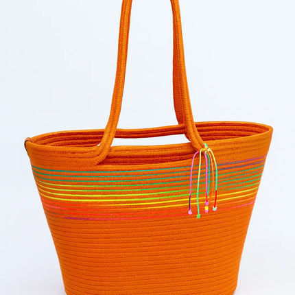 El Yapımı Örme Plaj Çantası