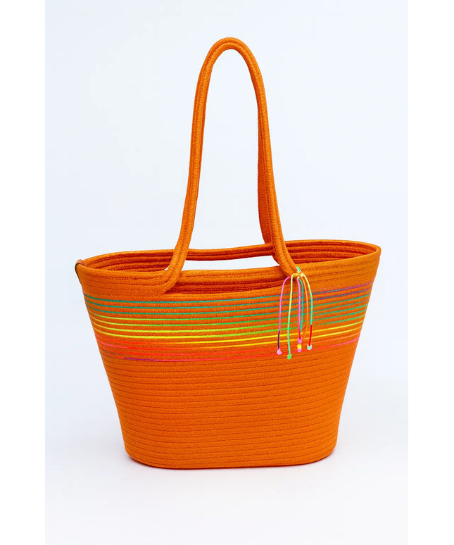 El Yapımı Örme Plaj Çantası