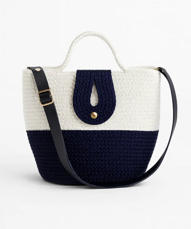 El Yapımı Örme Omuz Çantası