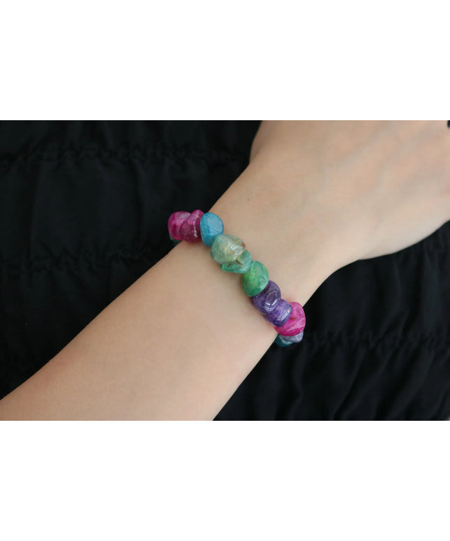 Akik Kadın Bileklik Orjinal Çeşitli Renklerle Akik Bileklik