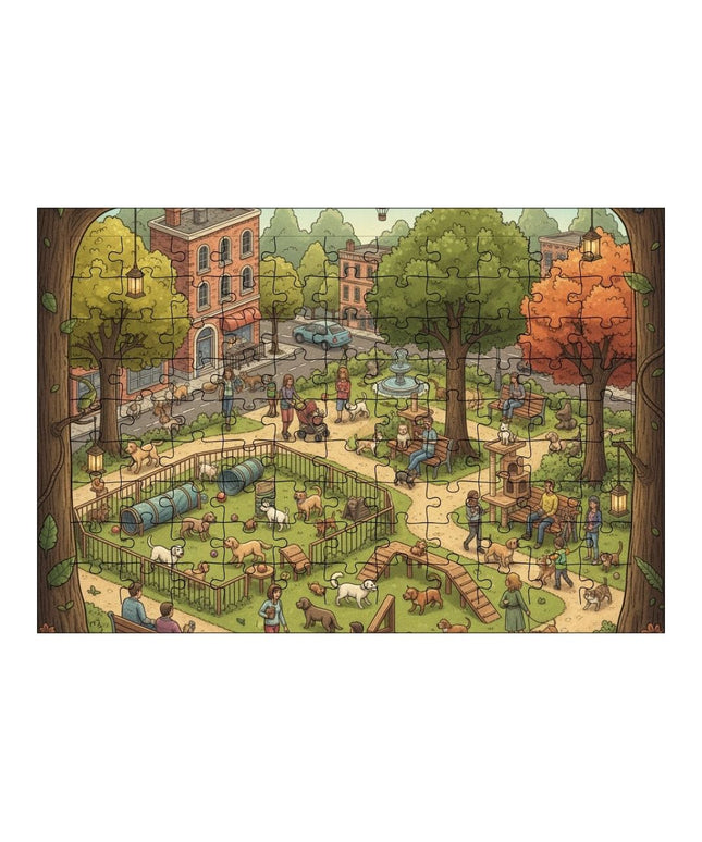 Şehir Parkı Puzzle Yapboz 99 Parça