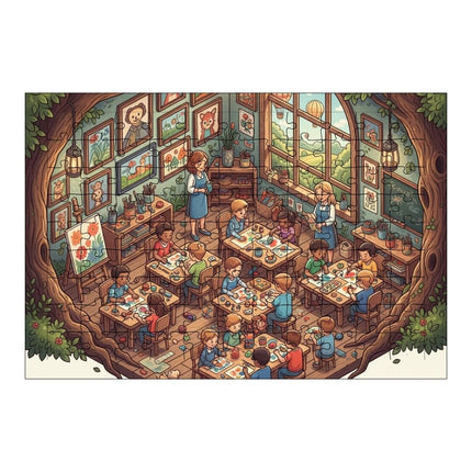 Sanat Atölyesi Puzzle Yapboz 99 Parça