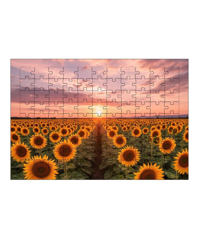 Ayçiçeği Puzzle Yapboz 99 Parça