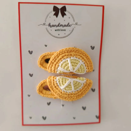 El Yapımı Limon Dilimli Toka (2’li Set)