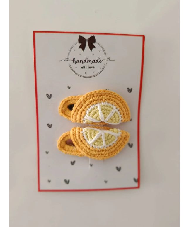 El Yapımı Limon Dilimli Toka (2’li Set)