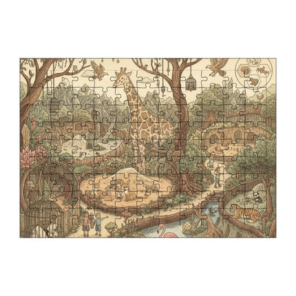 Hayvanat Bahçesi Puzzle Yapboz 99 Parça