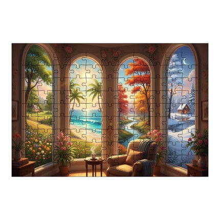 4 Mevsim Puzzle Yapboz 99 Parça