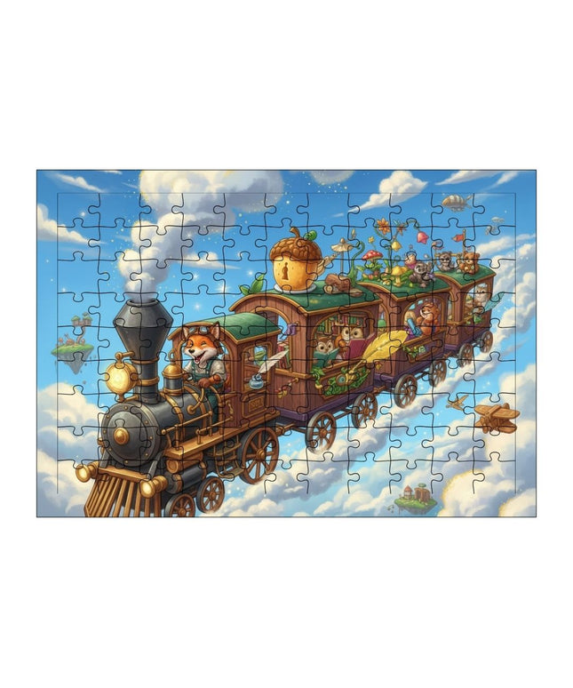 Uçan Tren Puzzle Yapboz 99 Parça