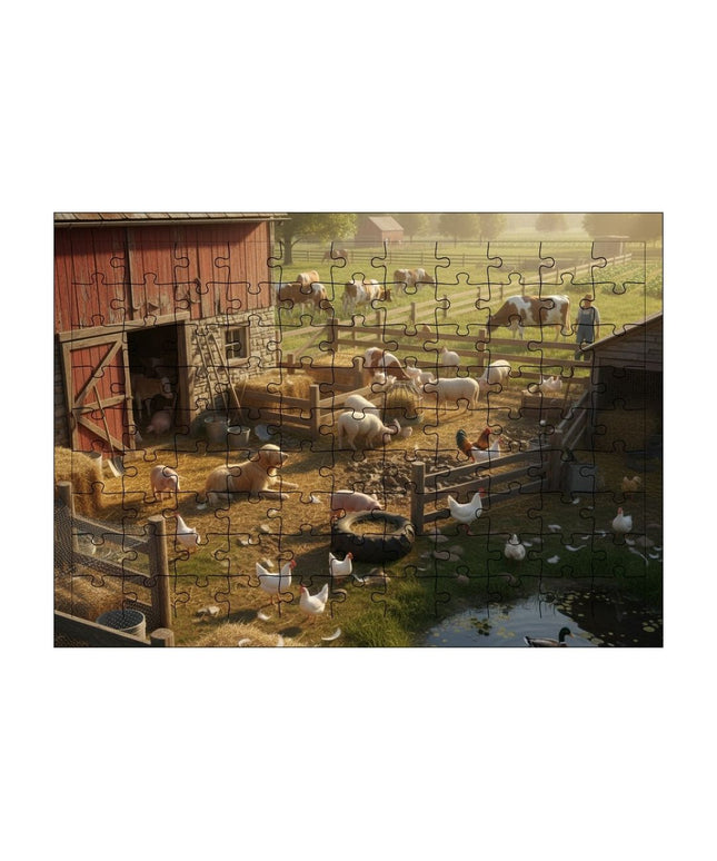 Çiftlik Puzzle Yapboz 99 Parça