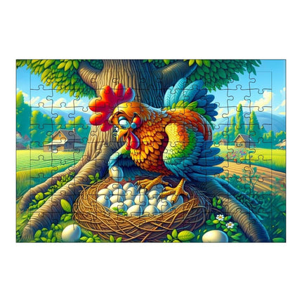Anne Tavuk Puzzle Yapboz 99 Parça