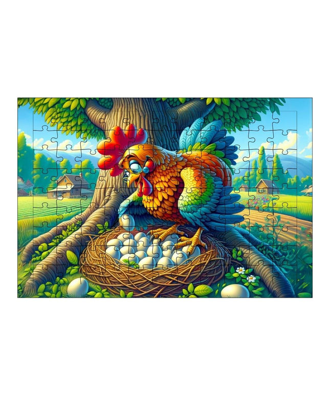 Anne Tavuk Puzzle Yapboz 99 Parça