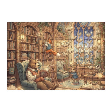 Uçan Kütüphane Puzzle Yapboz 99 Parça