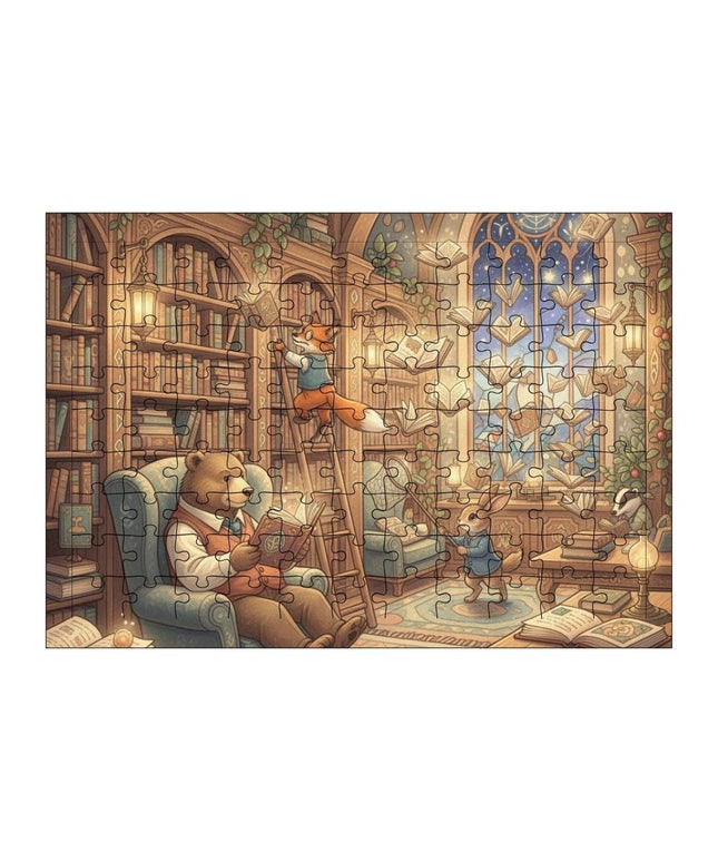 Uçan Kütüphane Puzzle Yapboz 99 Parça