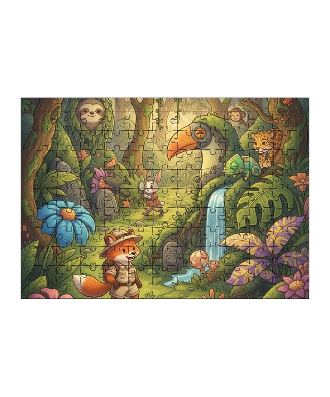 Orman Labirenti Puzzle Yapboz 99 Parça