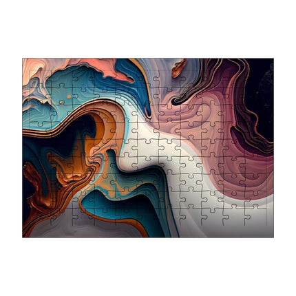 Boya Dalgalanması Puzzle Yapboz 99 Parça