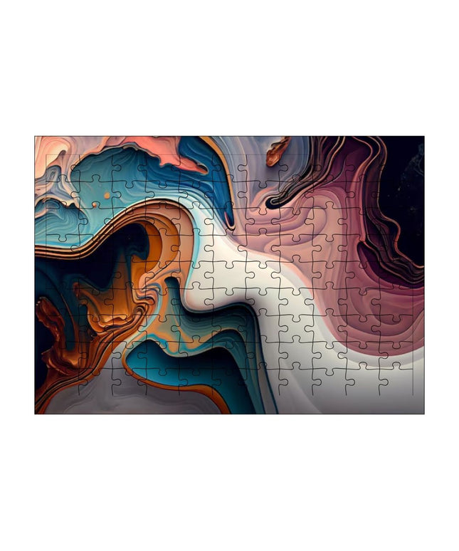 Boya Dalgalanması Puzzle Yapboz 99 Parça