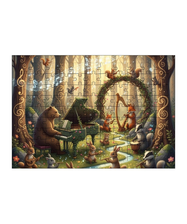 Müzik Ormanı Puzzle Yapboz 99 Parça
