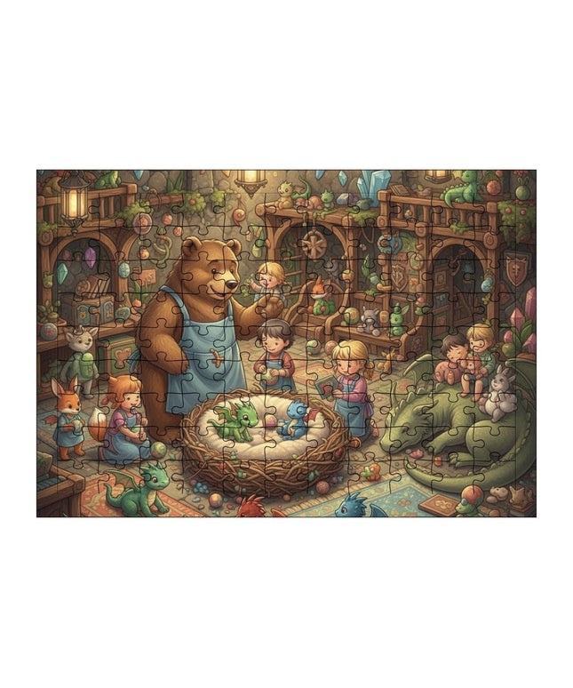 Ejderha Kreşi Puzzle Yapboz 99 Parça