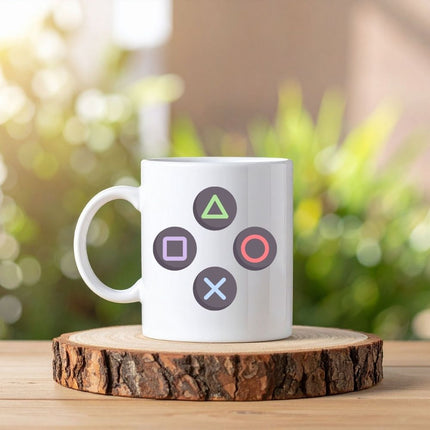 Oyun Konsolu Resimli Baskılı Kupa Bardak