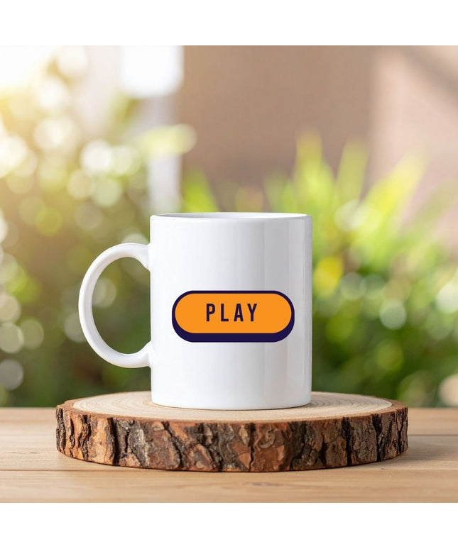 Play Yazılı Oyun Temalı Kupa Bardak
