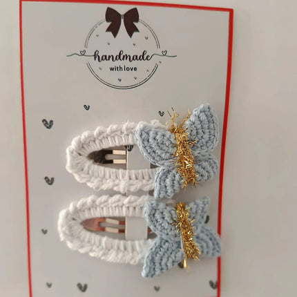 El Yapımı Kelebek Toka (2’li Set)