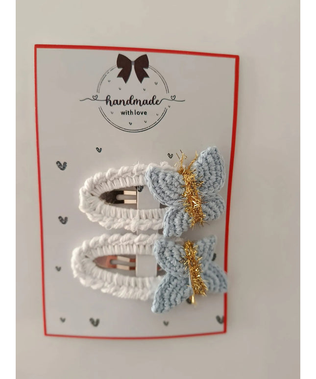 El Yapımı Kelebek Toka (2’li Set)