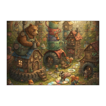Hayvan Şehri Puzzle Yapboz 99 Parça