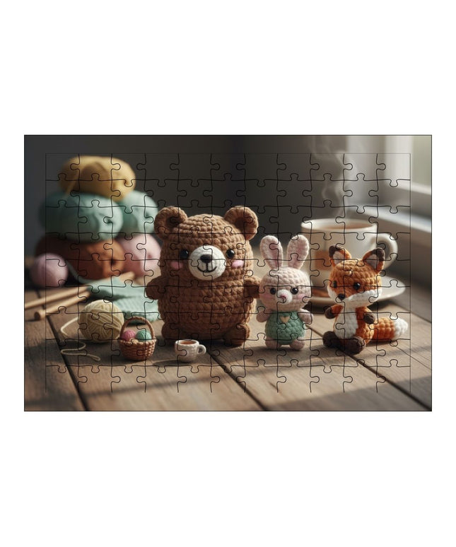 Amigurumi Oyuncaklar Puzzle Yapboz 99 Parça