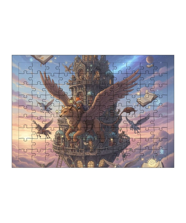 Gökyüzü Kütüphanesi Puzzle Yapboz 99 Parça
