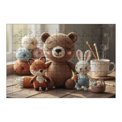 Amigurumi Hayvanlar Puzzle Yapboz 99 Parça