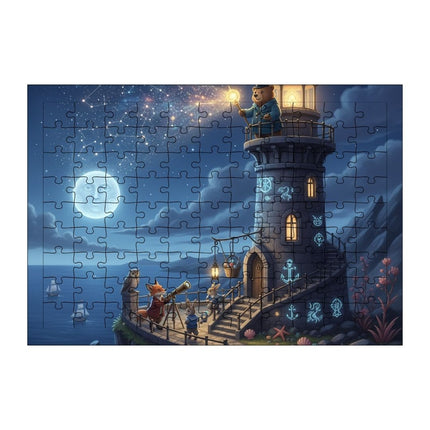 Deniz ve Gizem Puzzle Yapboz 99 Parça
