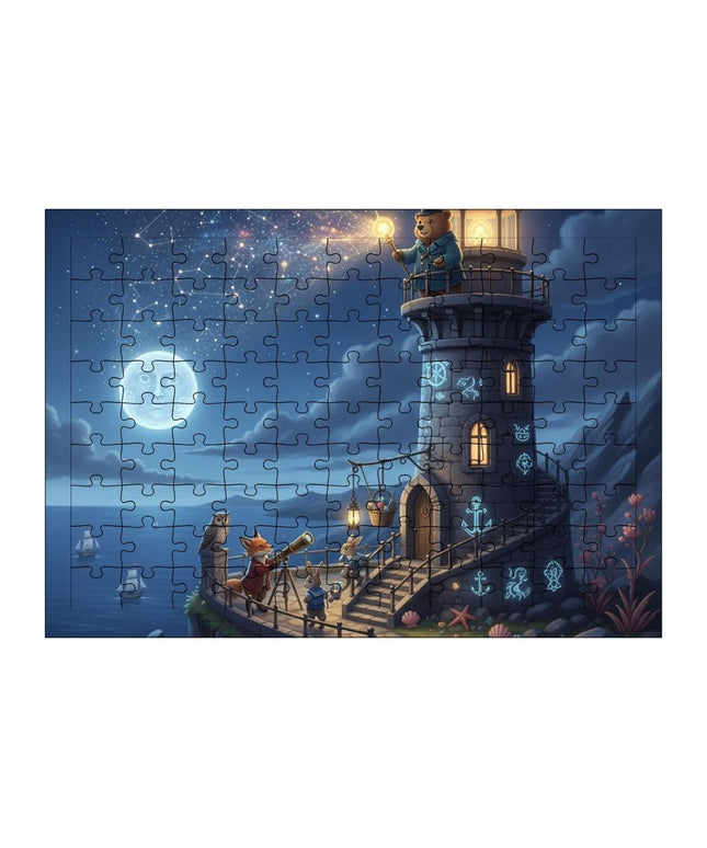 Deniz ve Gizem Puzzle Yapboz 99 Parça