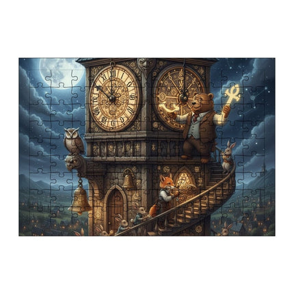 Büyülü Saat Kulesi Puzzle Yapboz 99 Parça