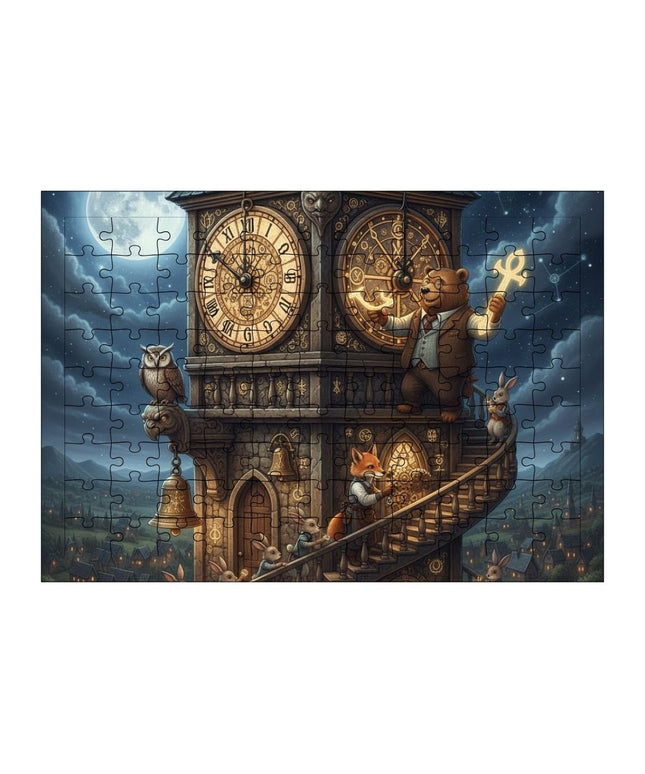 Büyülü Saat Kulesi Puzzle Yapboz 99 Parça
