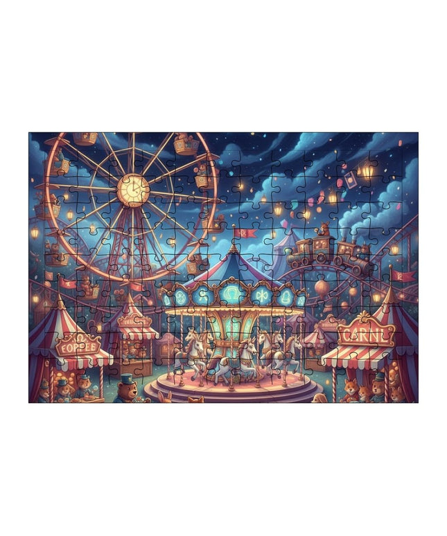 Hayvanlar Karnavalı Puzzle Yapboz 99 Parça