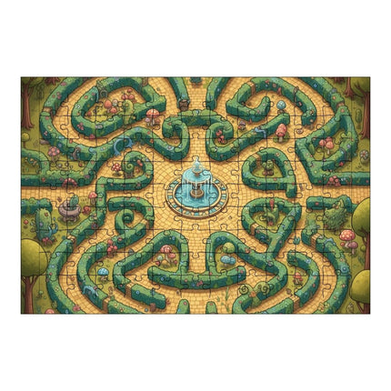 Renkli Labirent Puzzle Yapboz 99 Parça
