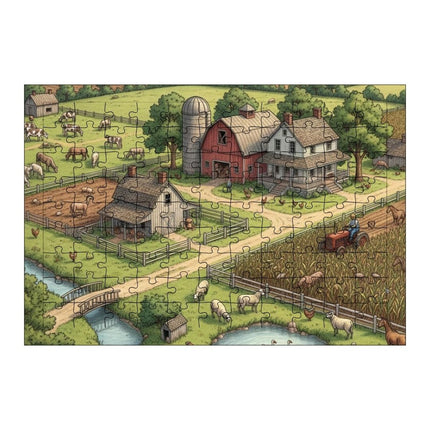 Köy Puzzle Yapboz 99 Parça