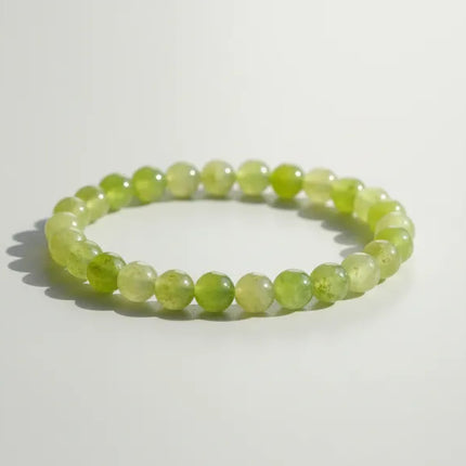 Çocuklar İçin Doğal Taşlardan Yeşil Tonlarında Boncuklu Bileklik