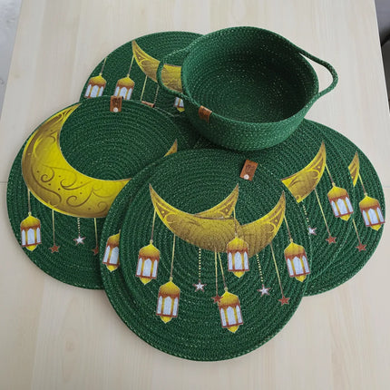 Yeşil Tressip Ramazan Temalı Supla Takımı 6 Kişilik