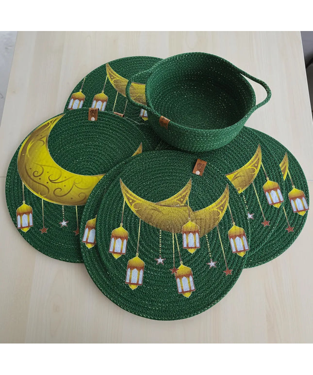 Yeşil Tressip Ramazan Temalı Supla Takımı 6 Kişilik