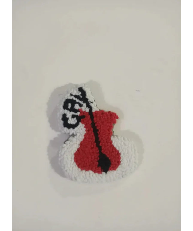 Punch Nakışı Çay Bardağı Şeklinde Buzdolabı Magneti El Yapımı