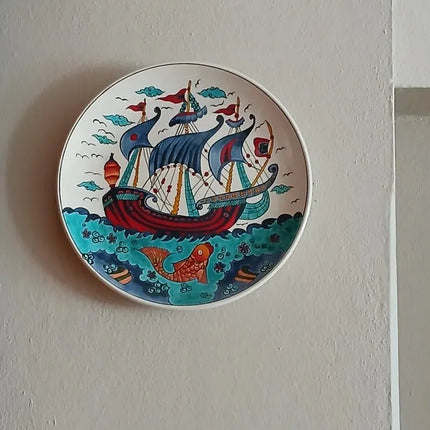 30 cm Çini Dekoratif Duvar Süsü