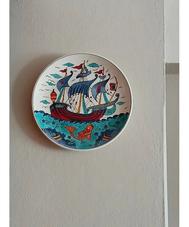 30 cm Çini Dekoratif Duvar Süsü