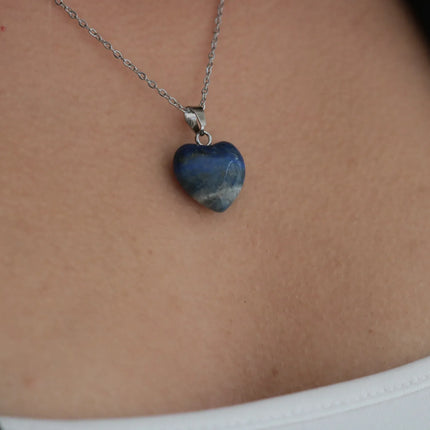 Lapis Lazuli Taşı Kolye Orjinal Taş