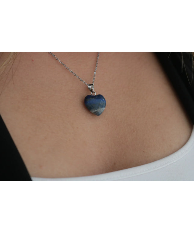 Lapis Lazuli Taşı Kolye Orjinal Taş