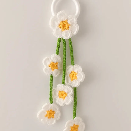 El Yapımı Papatya Lastikli Toka