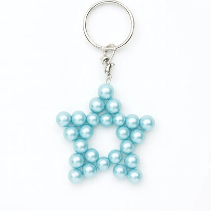 Mavi Boncuklu Yıldız Anahtarlık