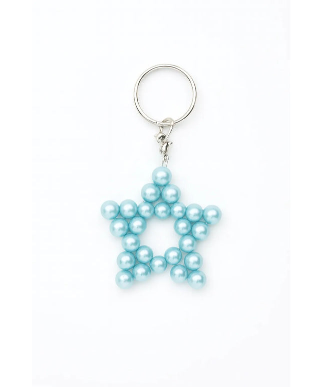 Mavi Boncuklu Yıldız Anahtarlık