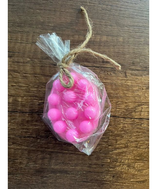 Pembe Kabak Lifli Masaj Sabunu (Yuvarlak Form)